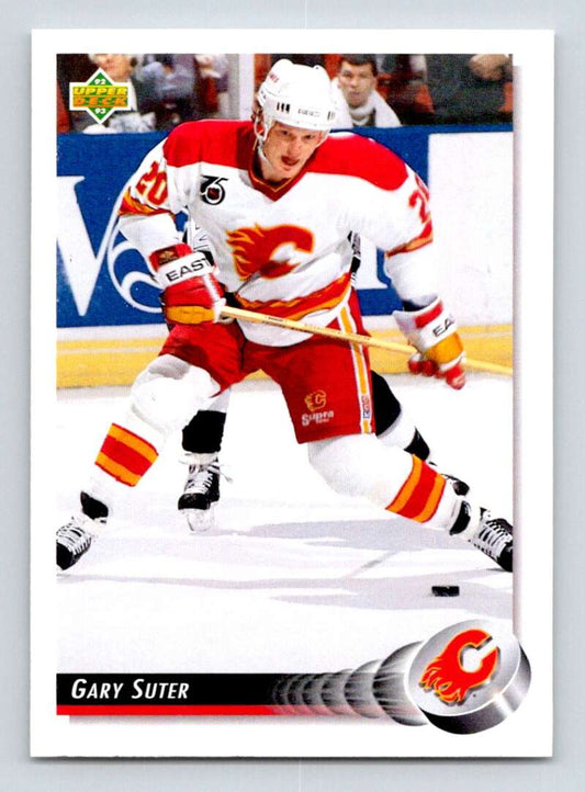 1992-93 Upper Deck Hockey  #249 Gary Suter  Calgary Flames  Image 1