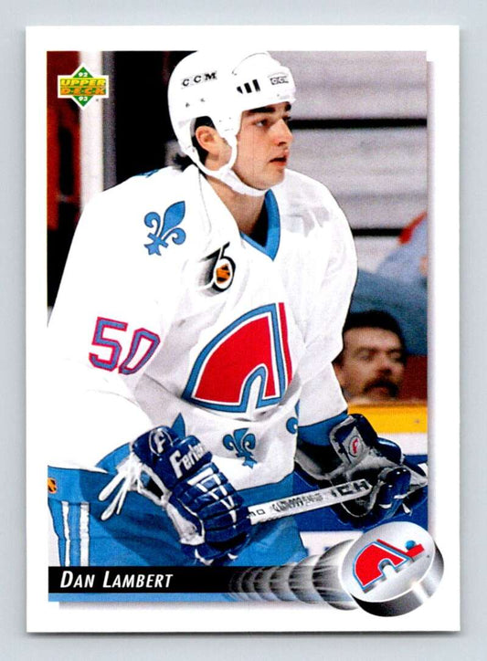 1992-93 Upper Deck Hockey  #251 Dan Lambert  Quebec Nordiques  Image 1