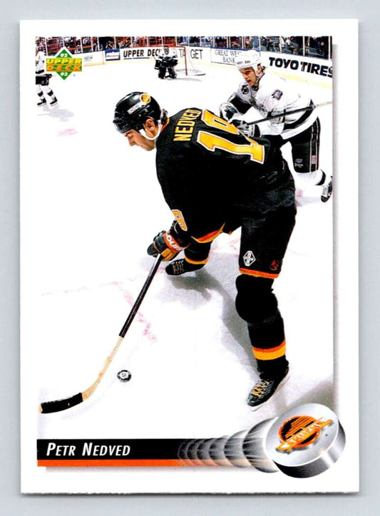 1992-93 Upper Deck Hockey  #263 Petr Nedved  Vancouver Canucks  Image 1