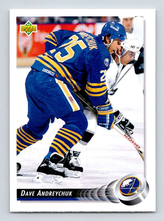 1992-93 Upper Deck Hockey  #269 Dave Andreychuk  Buffalo Sabres  Image 1