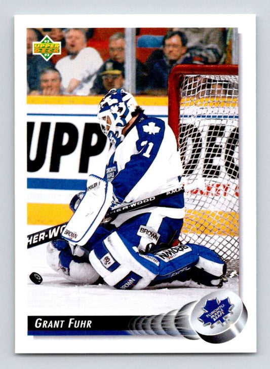 1992-93 Upper Deck Hockey  #271 Grant Fuhr  Toronto Maple Leafs  Image 1