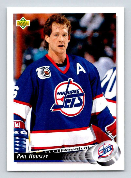 1992-93 Upper Deck Hockey  #276 Phil Housley  Winnipeg Jets  Image 1