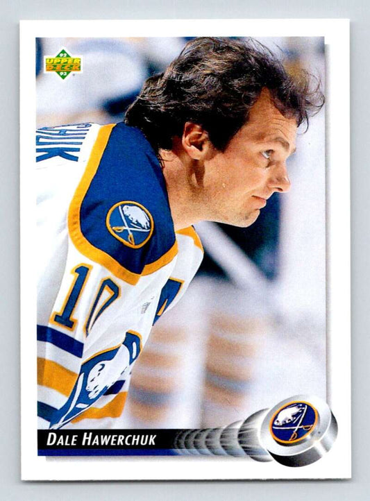 1992-93 Upper Deck Hockey  #302 Dale Hawerchuk  Buffalo Sabres  Image 1