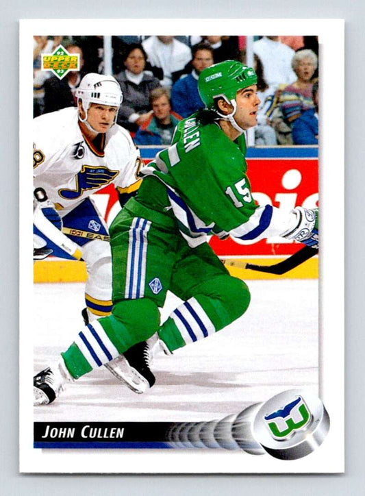 1992-93 Upper Deck Hockey  #304 John Cullen  Hartford Whalers  Image 1