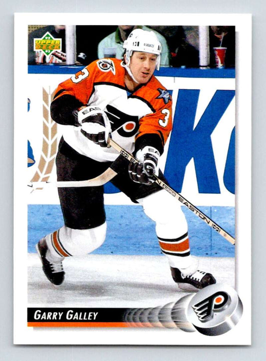 1992-93 Upper Deck Hockey  #319 Garry Galley  Philadelphia Flyers  Image 1