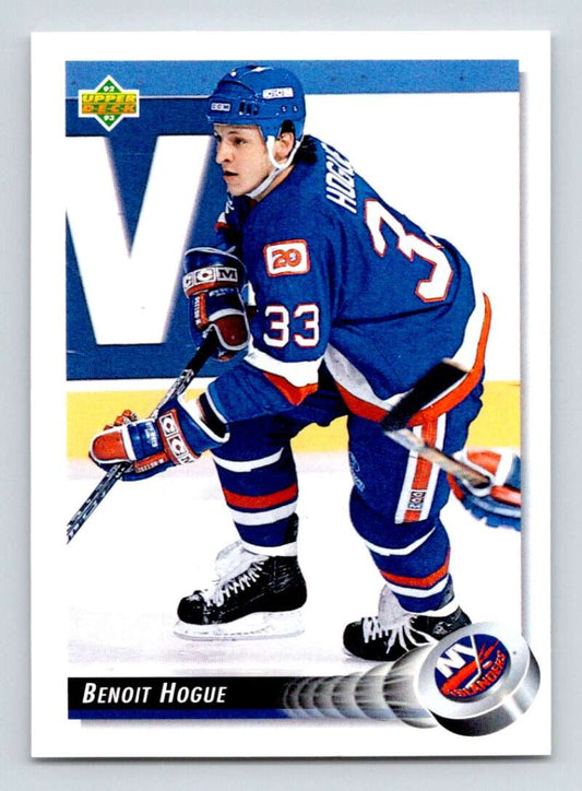 1992-93 Upper Deck Hockey  #325 Benoit Hogue  New York Islanders  Image 1