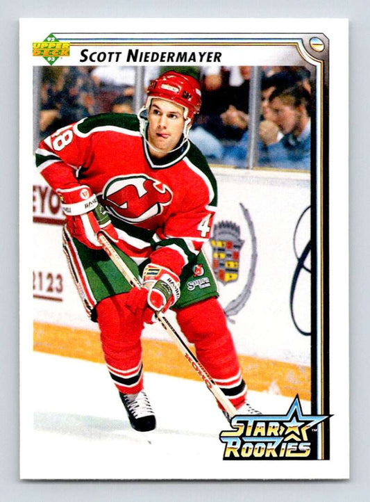 1992-93 Upper Deck Hockey  #406 Scott Neidermayer SR RC Rookie Devils  Image 1