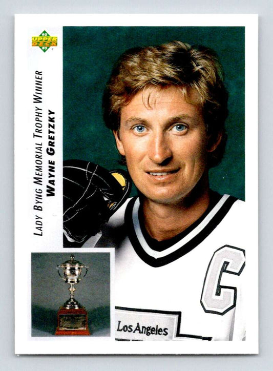 1992-93 Upper Deck Hockey  #435 Wayne Gretzky  Los Angeles Kings  Image 1