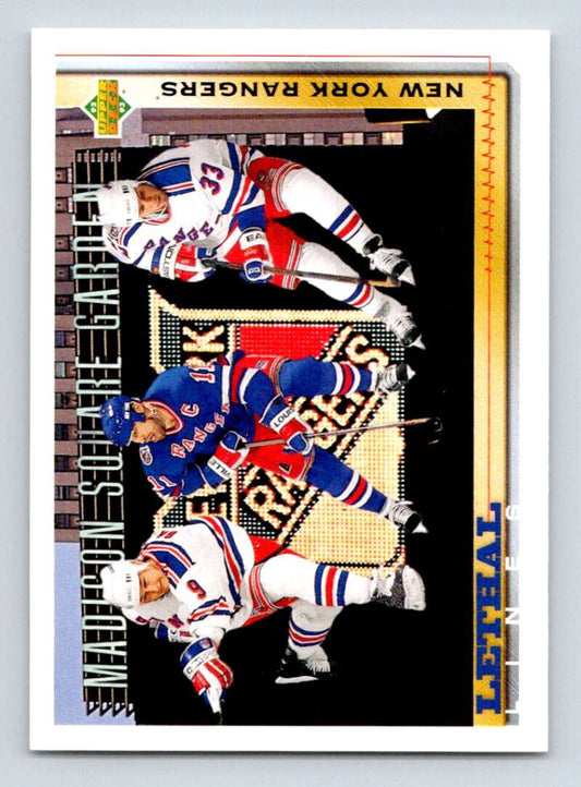 1992-93 Upper Deck Hockey  #453 Graves/Amonte/Messier LL   Image 1