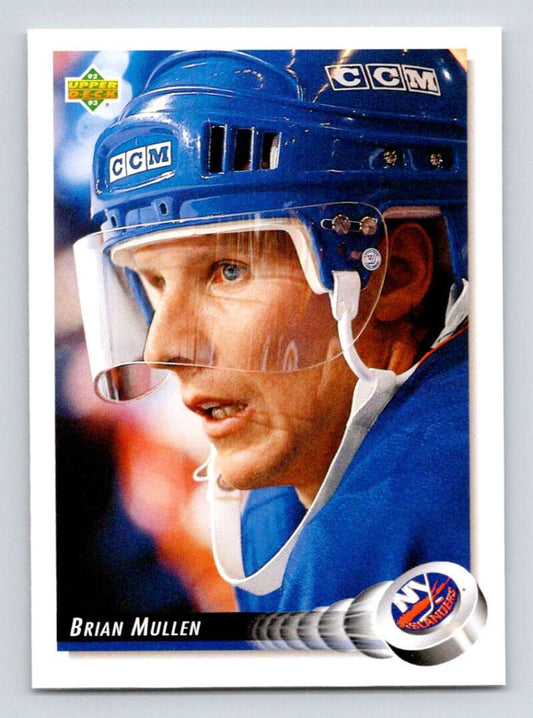 1992-93 Upper Deck Hockey  #468 Brian Mullen  New York Islanders  Image 1