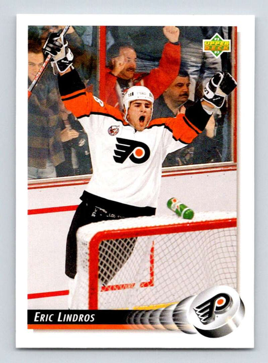1992-93 Upper Deck Hockey  #470 Eric Lindros  Philadelphia Flyers  Image 1