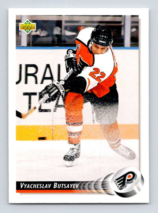 1992-93 Upper Deck Hockey  #503 Vyatcheslav Butsayev  RC Rookie Flyers  Image 1