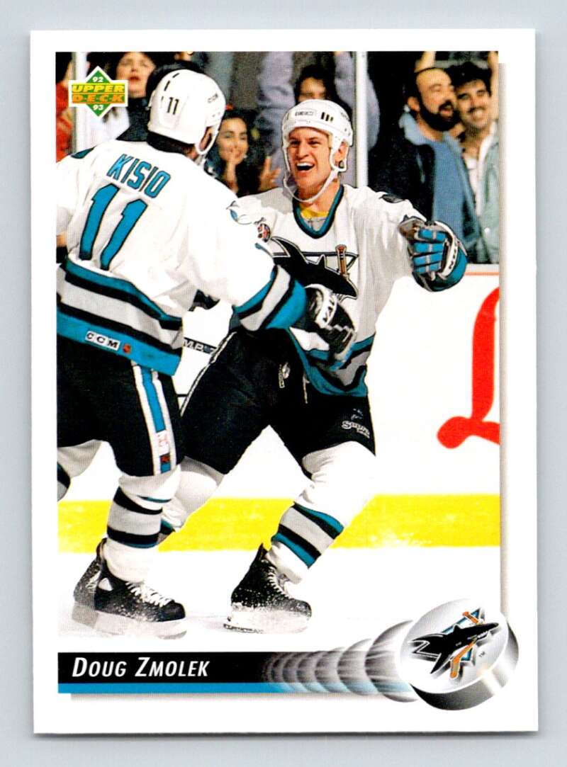 1992-93 Upper Deck Hockey  #509 Doug Zmolek  RC Rookie San Jose Sharks  Image 1