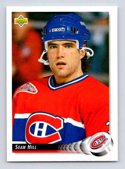 1992-93 Upper Deck Hockey  #523 Sean Hill  Montreal Canadiens  Image 1