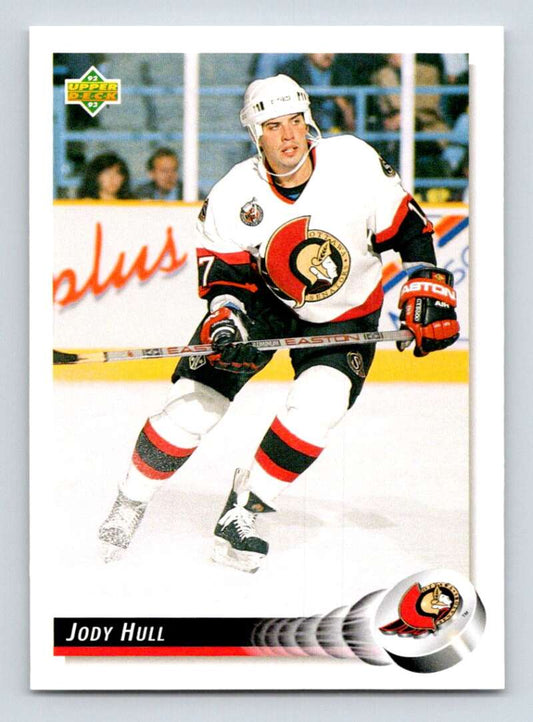 1992-93 Upper Deck Hockey  #539 Jody Hull  Ottawa Senators  Image 1