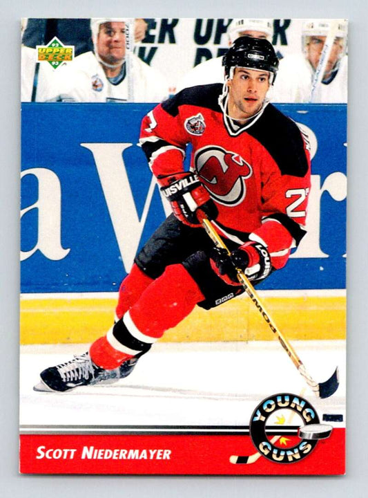1992-93 Upper Deck Hockey  #562 Scott Neidermayer YG  New Jersey Devils  Image 1