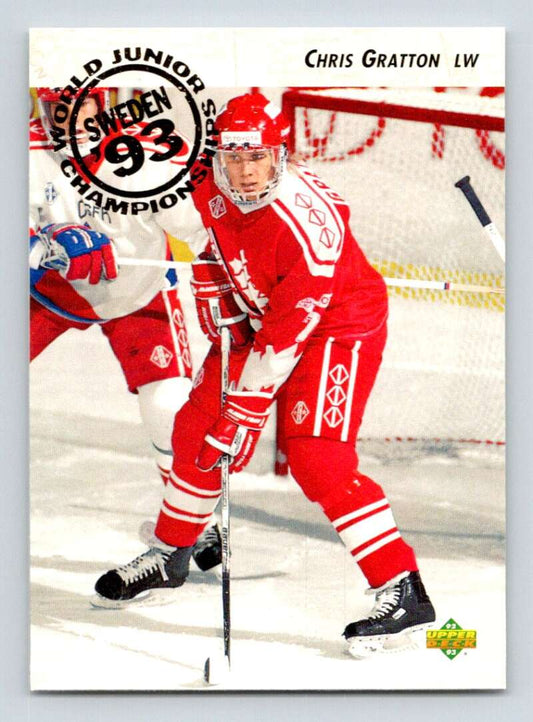 1992-93 Upper Deck Hockey  #590 Chris Gratton  RC Rookie  Image 1