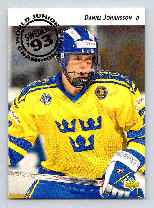 1992-93 Upper Deck Hockey  #599 Daniel Johansson  RC Rookie  Image 1
