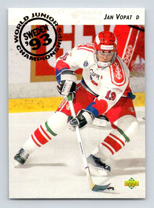 1992-93 Upper Deck Hockey  #601 Jan Vopat  RC Rookie  Image 1