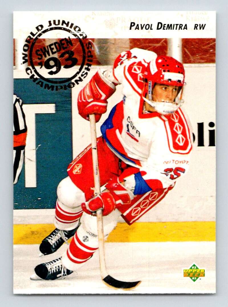1992-93 Upper Deck Hockey #602 Pavol Demitra RC Rookie – Hockey Card