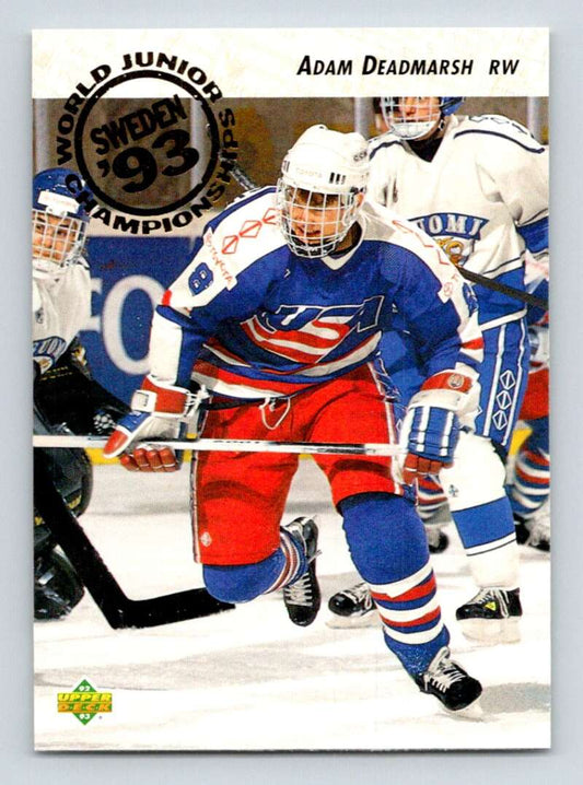 1992-93 Upper Deck Hockey  #609 Adam Deadmarsh  RC Rookie  Image 1