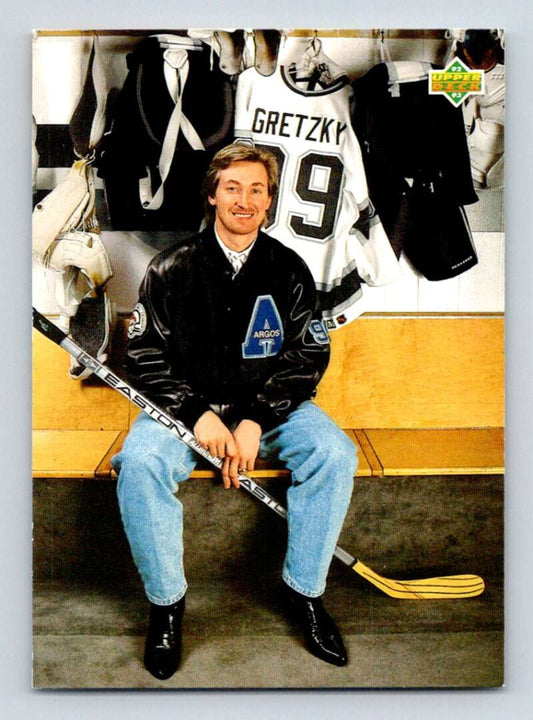 1992-93 Upper Deck Hockey  #621 Wayne Gretzky PRO  Los Angeles Kings  Image 1