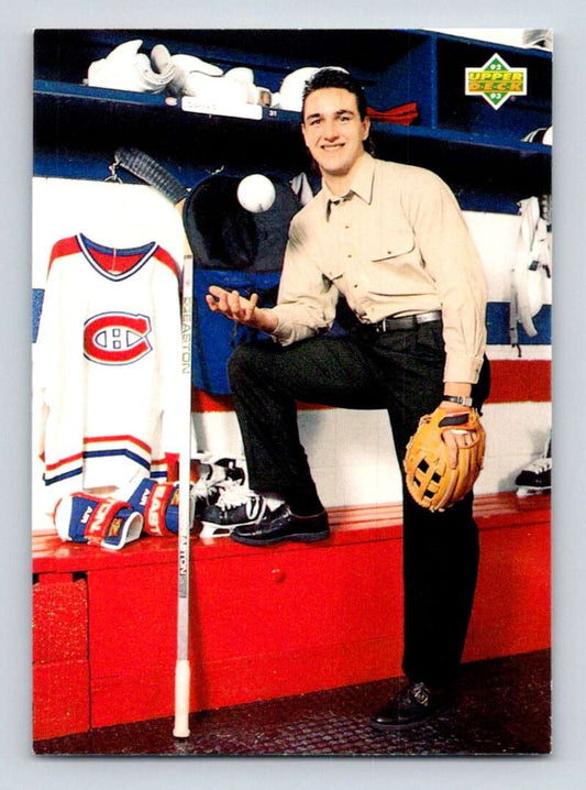 1992-93 Upper Deck Hockey  #625 Gilbert Dionne  Montreal Canadiens  Image 1