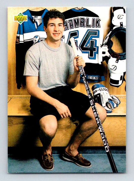 1992-93 Upper Deck Hockey  #631 Roman Hamrlik PRO  Tampa Bay Lightning  Image 1