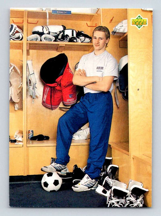 1992-93 Upper Deck Hockey  #633 Alexei Kovalev PRO  New York Rangers  Image 1