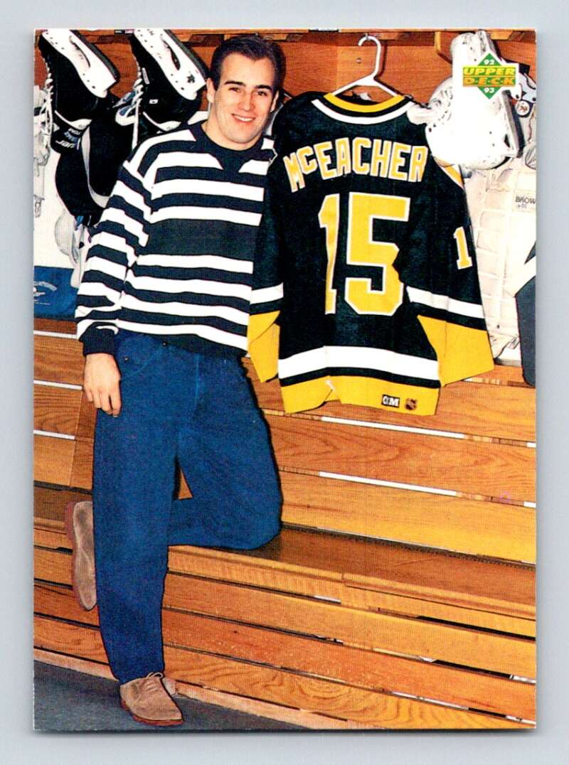 1992-93 Upper Deck Hockey  #634 Shawn McEachern PRO  Pittsburgh Penguins  Image 1