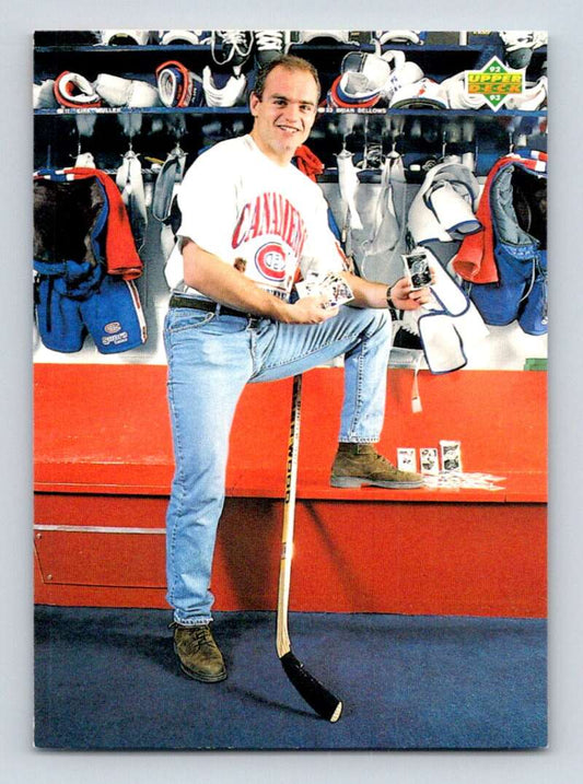 1992-93 Upper Deck Hockey  #636 Brian Bellows  Minnesota North Stars  Image 1