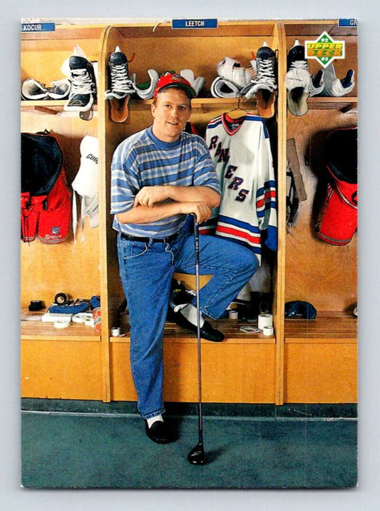 1992-93 Upper Deck Hockey  #640 Brian Leetch PRO  New York Rangers  Image 1