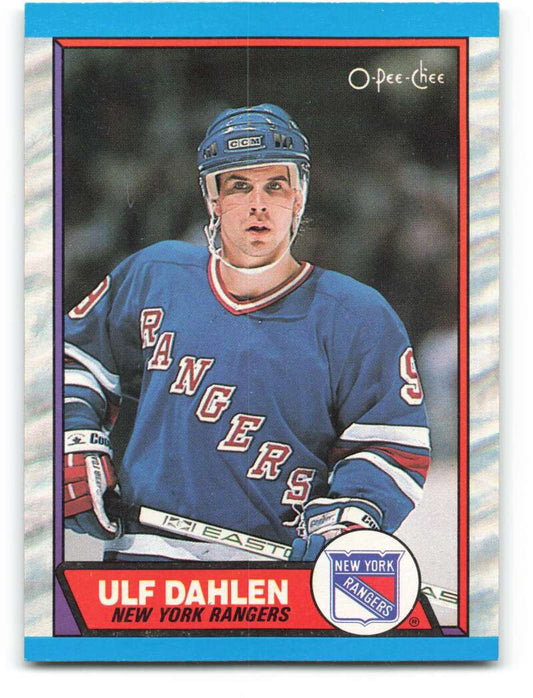 1989-90 O-Pee-Chee #2 Ulf Dahlen  New York Rangers  Image 1