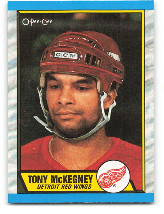 1989-90 O-Pee-Chee #4 Tony McKegney  Detroit Red Wings  Image 1