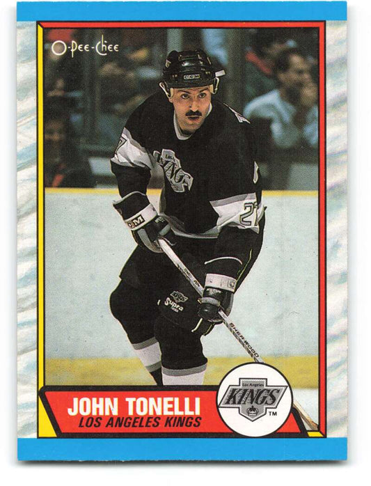 1989-90 O-Pee-Chee #8 John Tonelli  Los Angeles Kings  Image 1