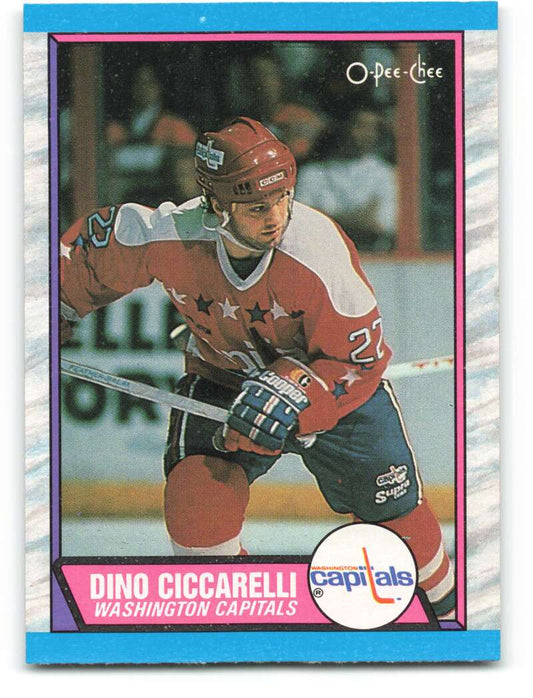 1989-90 O-Pee-Chee #41 Dino Ciccarelli  Washington Capitals  Image 1