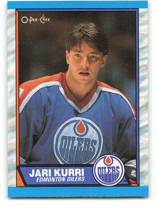 1989-90 O-Pee-Chee #43 Jari Kurri  Edmonton Oilers  Image 1