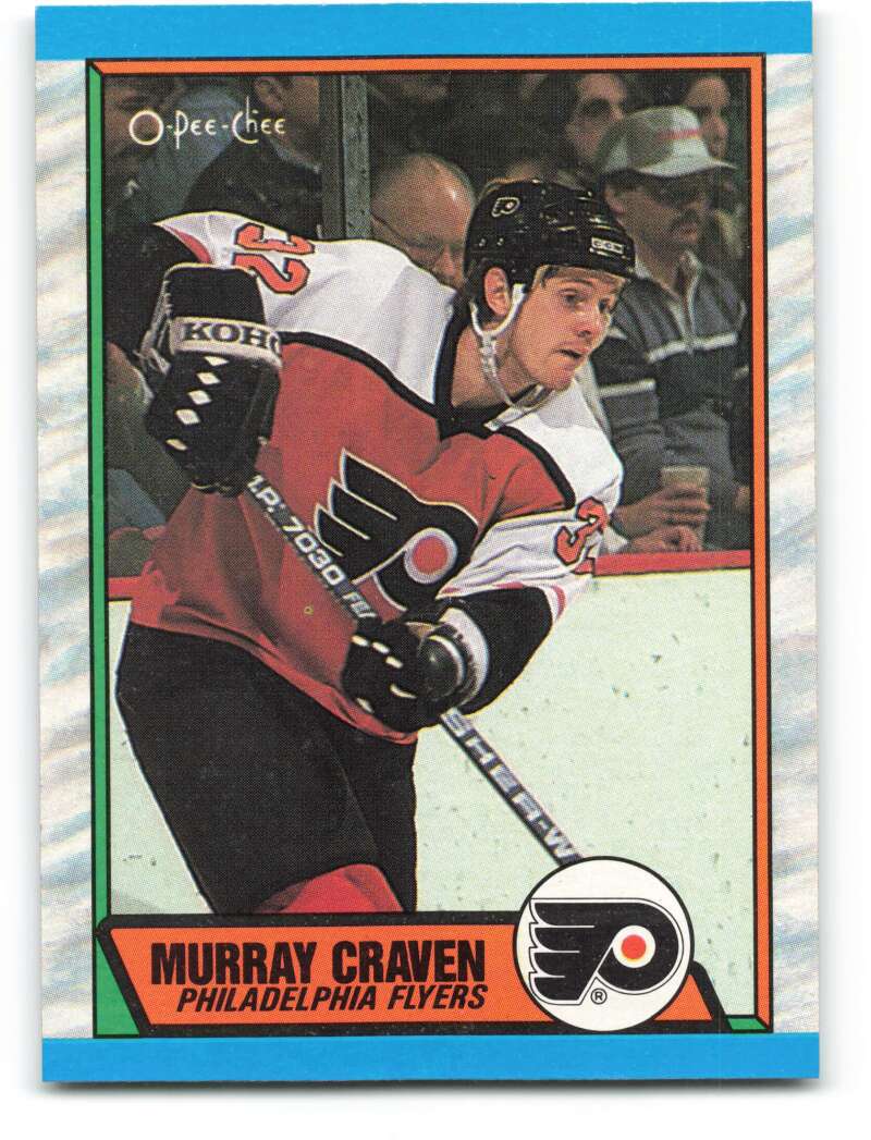 1989-90 O-Pee-Chee #44 Murray Craven  Philadelphia Flyers  Image 1