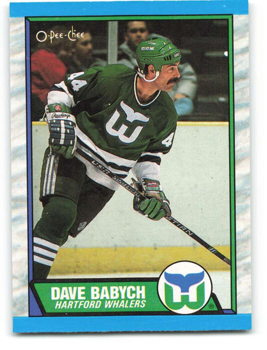1989-90 O-Pee-Chee #46 Dave Babych  Hartford Whalers  Image 1