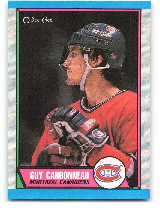 1989-90 O-Pee-Chee #53 Guy Carbonneau  Montreal Canadiens  Image 1