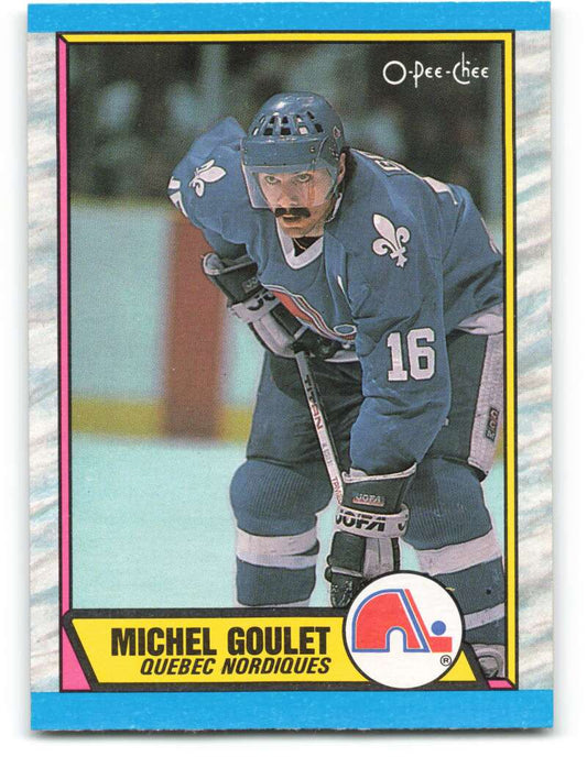 1989-90 O-Pee-Chee #57 Michel Goulet  Quebec Nordiques  Image 1