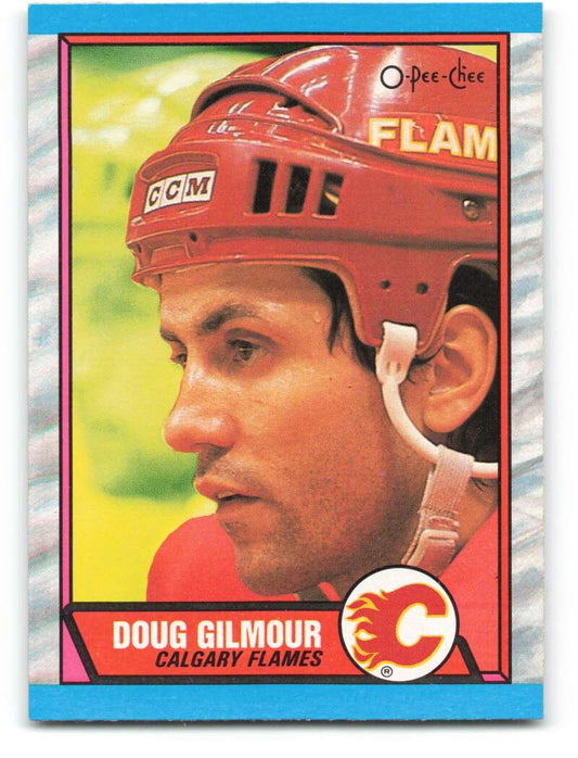 1989-90 O-Pee-Chee #74 Doug Gilmour  Calgary Flames  Image 1