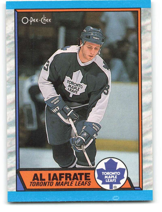 1989-90 O-Pee-Chee #79 Al Iafrate  Toronto Maple Leafs  Image 1