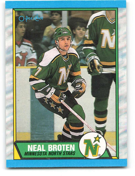 1989-90 O-Pee-Chee #87 Neal Broten  Minnesota North Stars  Image 1