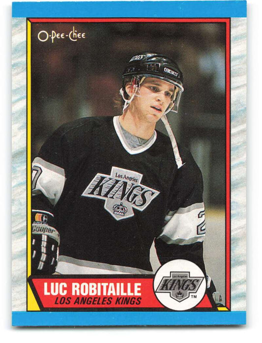 1989-90 O-Pee-Chee #88 Luc Robitaille  Los Angeles Kings  Image 1