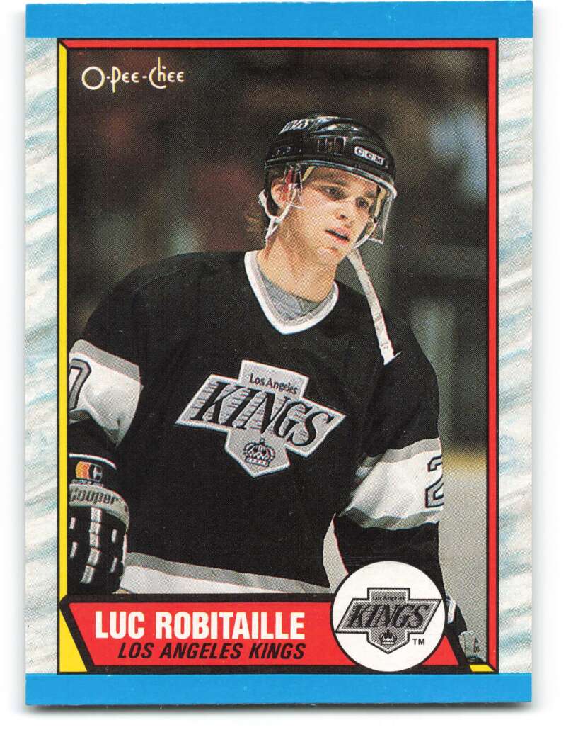 1989-90 O-Pee-Chee #88 Luc Robitaille  Los Angeles Kings  Image 1
