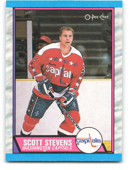 1989-90 O-Pee-Chee #93 Scott Stevens  Washington Capitals  Image 1