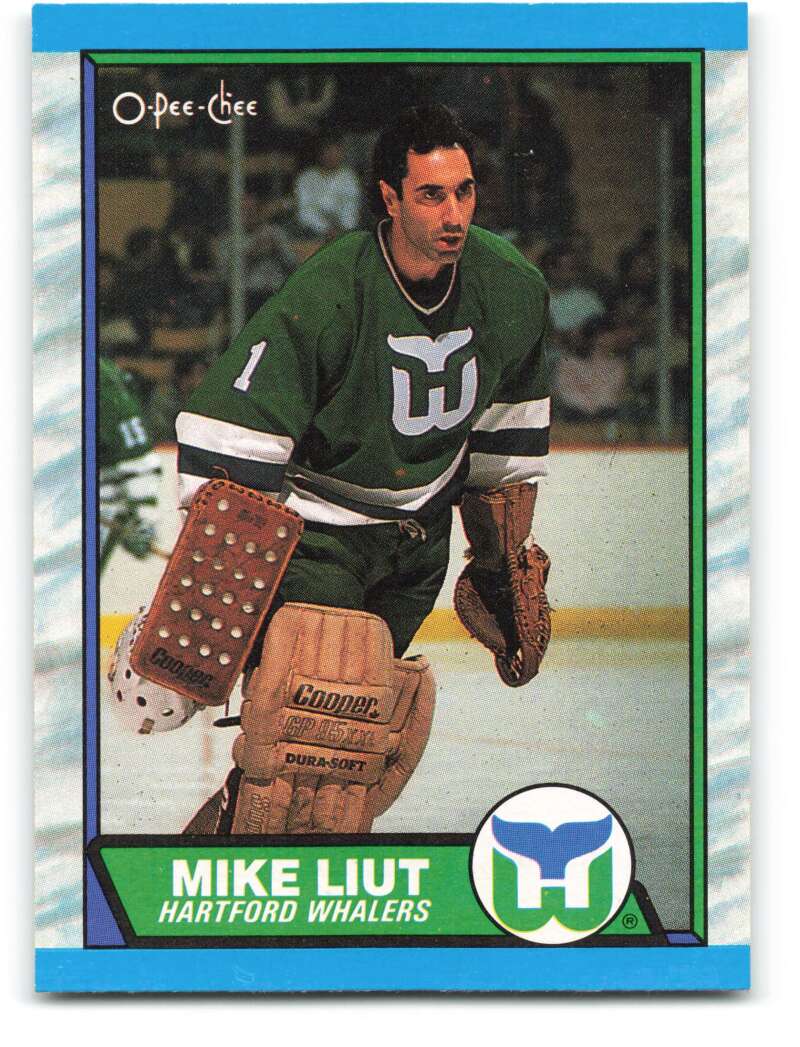 1989-90 O-Pee-Chee #97 Mike Liut  Hartford Whalers  Image 1