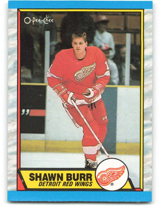 1989-90 O-Pee-Chee #101 Shawn Burr  Detroit Red Wings  Image 1