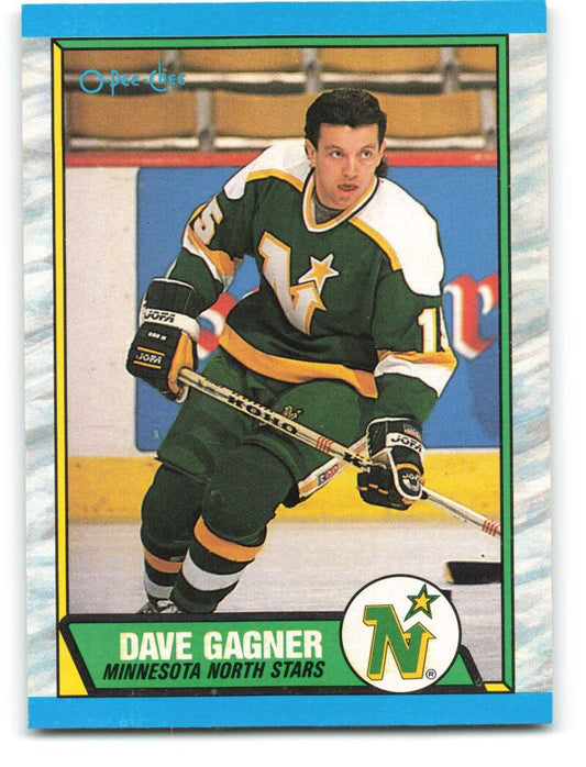 1989-90 O-Pee-Chee #109 Dave Gagner  Minnesota North Stars  Image 1